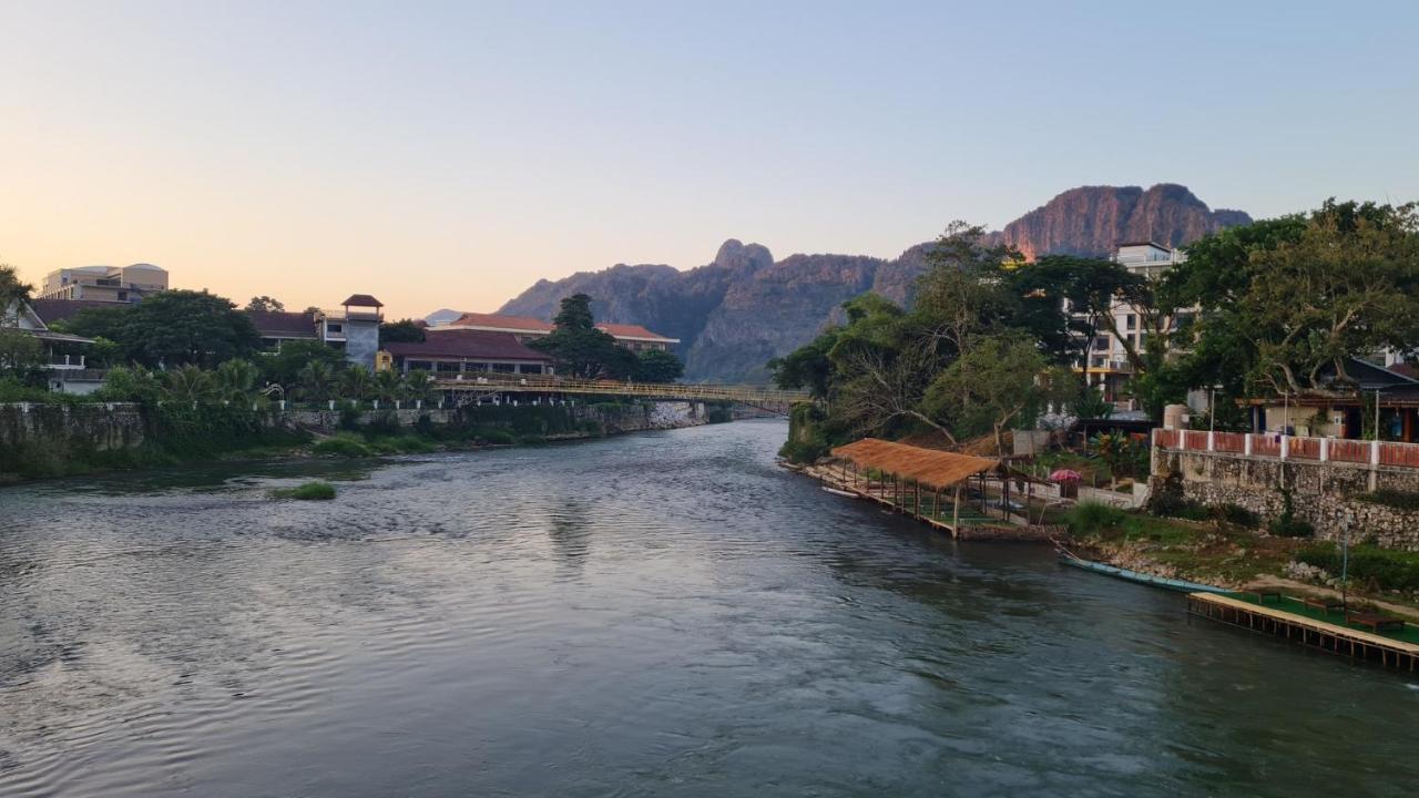 Pasanchai Bungalow Vang Vieng Exterior foto